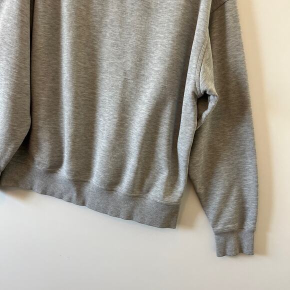 Champion Grey Monochromatic Fleece Lined Hoodie Sweatshirt Mens Large * - Picture 7 of 15